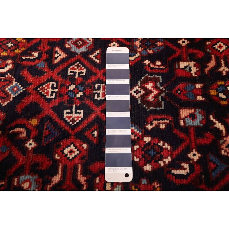 ECARPETGALLERY Hand-knotted Andelz Navy Wool Rug - 3'11 x 10'8