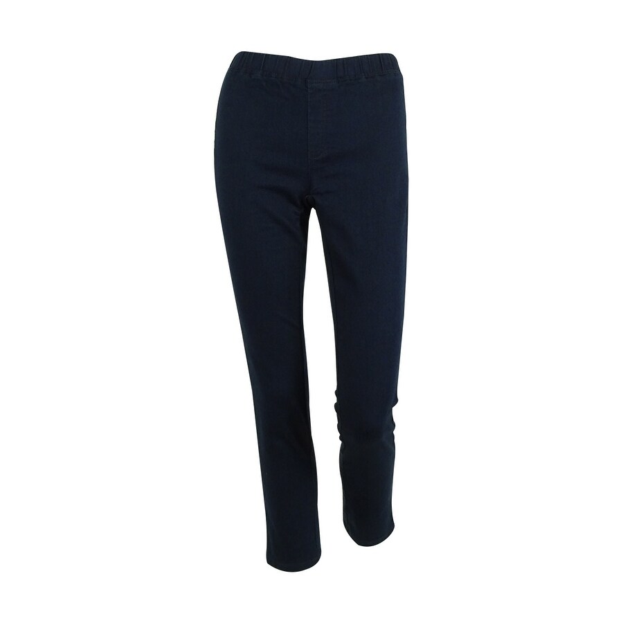 women's pull on denim pants