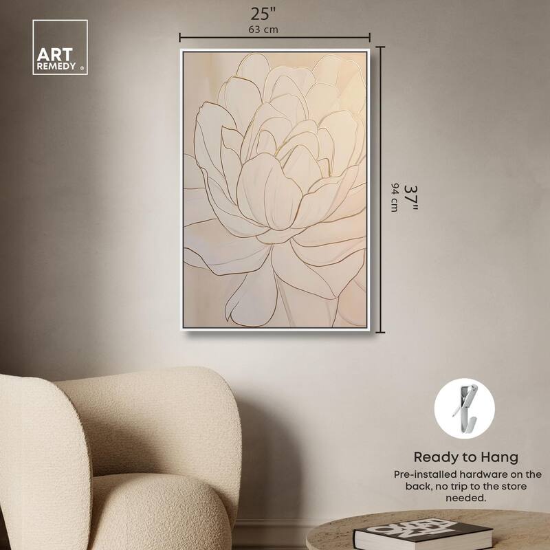 Sculpted Shards I Canvas by Art Remedy