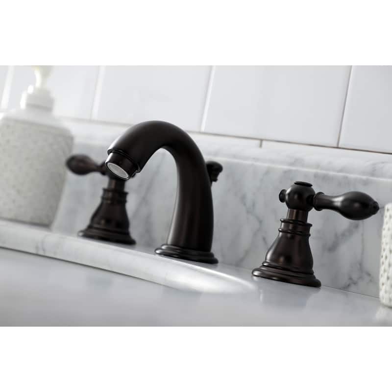 Kingston Brass American Classic Deck Mount Widespread Bathroom Faucet