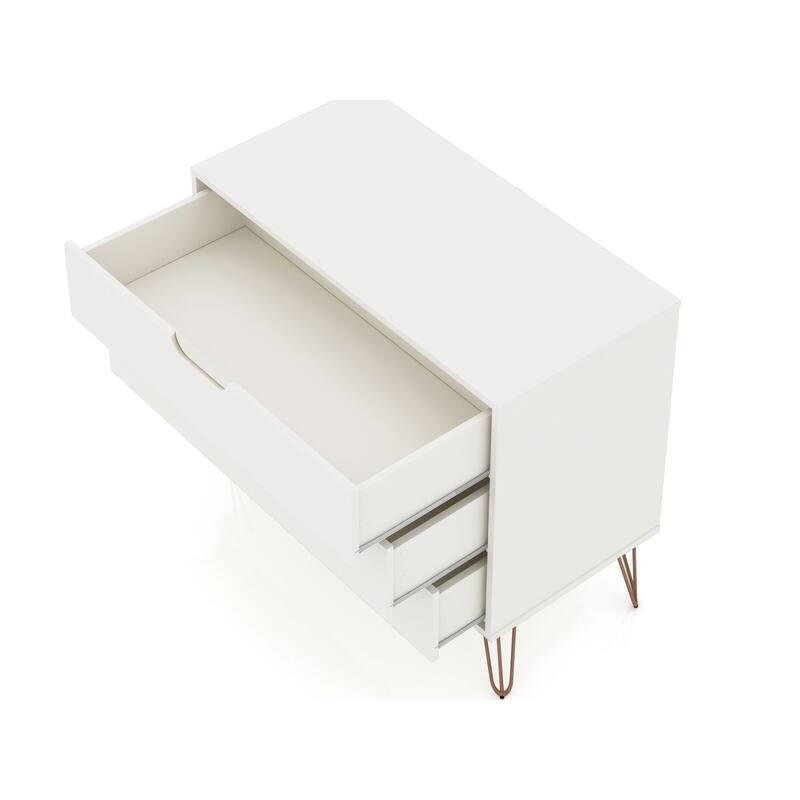 Bandene Mid-century Modern 3-drawer Dresser