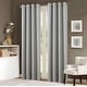 preview thumbnail 1 of 18, Soho Foil Print Window Curtain 90" Silver
