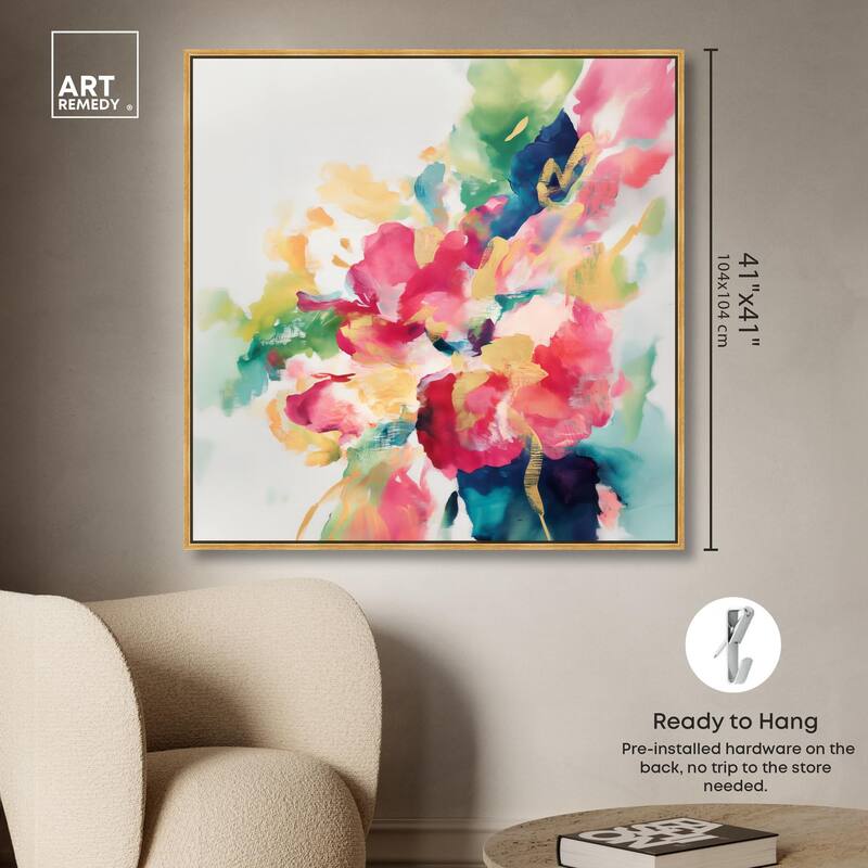 Essence of a Flower I Canvas by Art Remedy