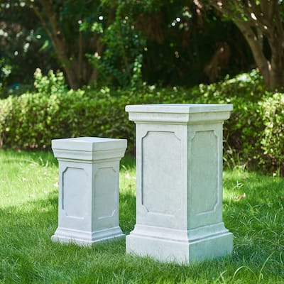 Christopher Knight Home - Hollingsworth Plant Stand with Handcrafted MGO Pedestals (Set of 2)
