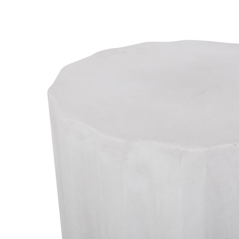 Outdoor LightWeight Concrete Side Table - 20.94