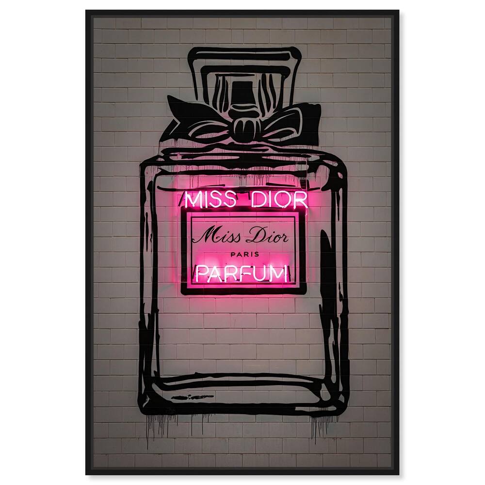 Miss Neon Dream Canvas by Art Remedy