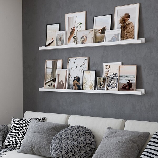 White floating picture ledge hot sale