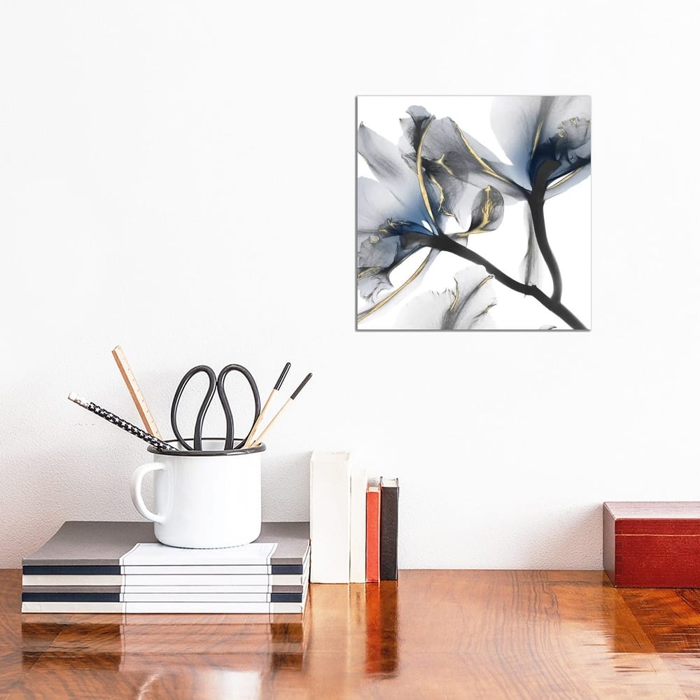 iCanvas "Indigo Luster Cyclamen II" by Albert Koetsier Canvas Print