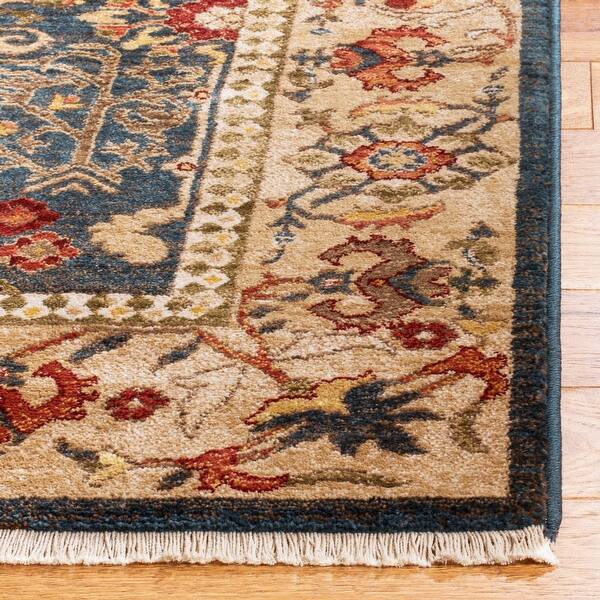 Safavieh Kashan Yahavit Oriental Rug With Fringe On Sale Overstock 17335222
