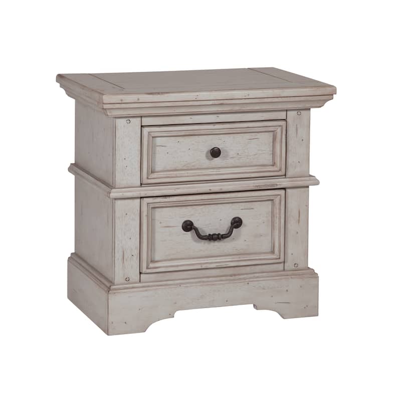 Lakewood Antique Grey Nightstand