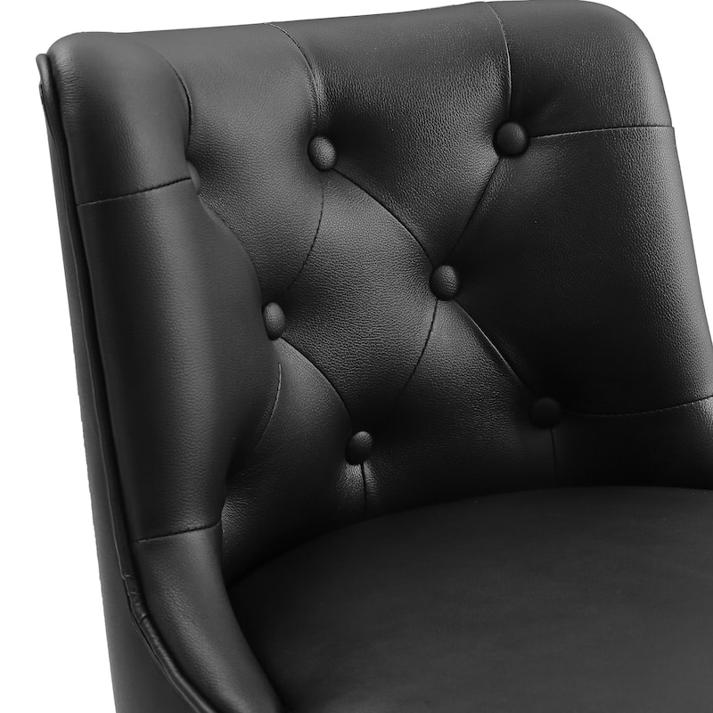 Modern 26 in. Barstool Counter Height Stool Upholstered Swivel Bar Stool with Back