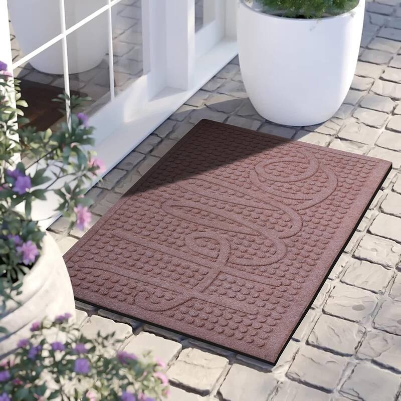A1HC Durable All Weather Absorbent Doormat Indoor and Outdoor Mats, Boot Scraper, 24x 36