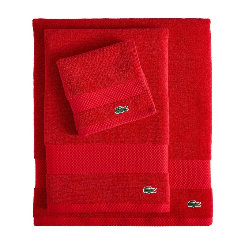Lacoste Heritage Supima 100% Cotton Hand Towel
