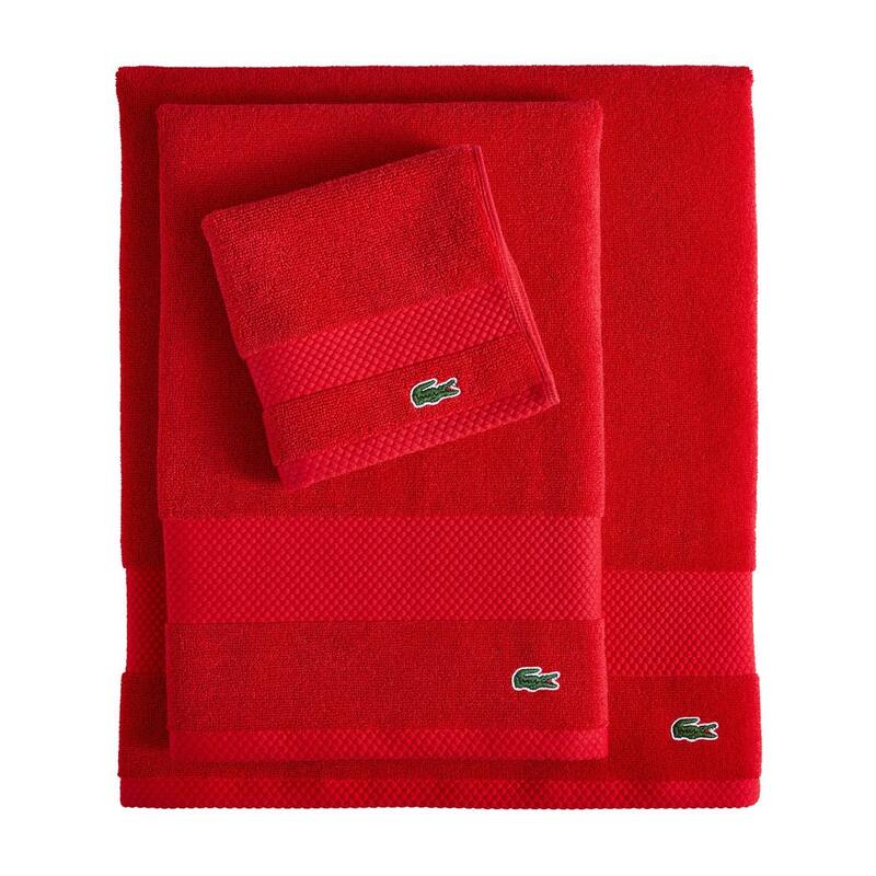Lacoste Heritage Supima 100% Cotton Wash Cloth