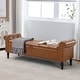 preview thumbnail 71 of 74, 67" Velvet Tufted Storage Bench for Bedroom End of Bed with Roll Arms