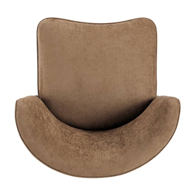 NPD Furniture Morraine Chenille Dining Chair with Casters