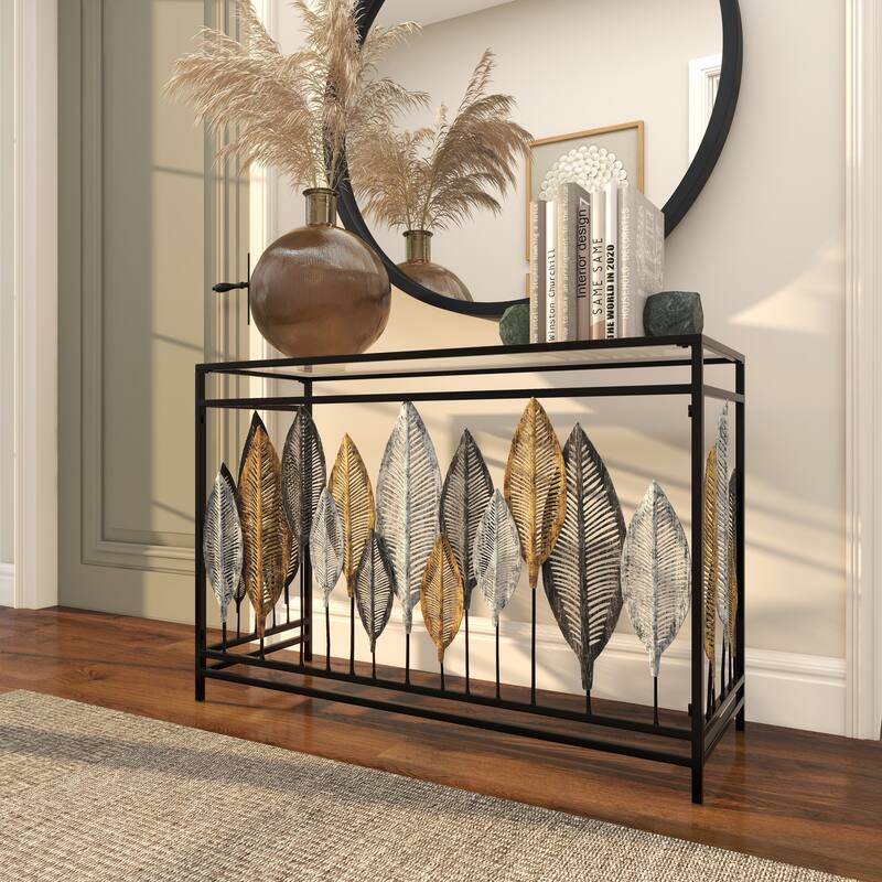 Iron Contemporary Console Table 30 x 44 x 15
