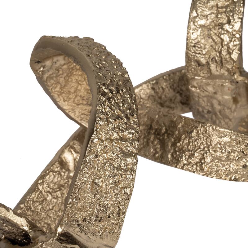 Sagebrook Home Metal, 27" Swirly Table Object, Novelty, 8"H, Solid Color - 27" x 10" x 8"