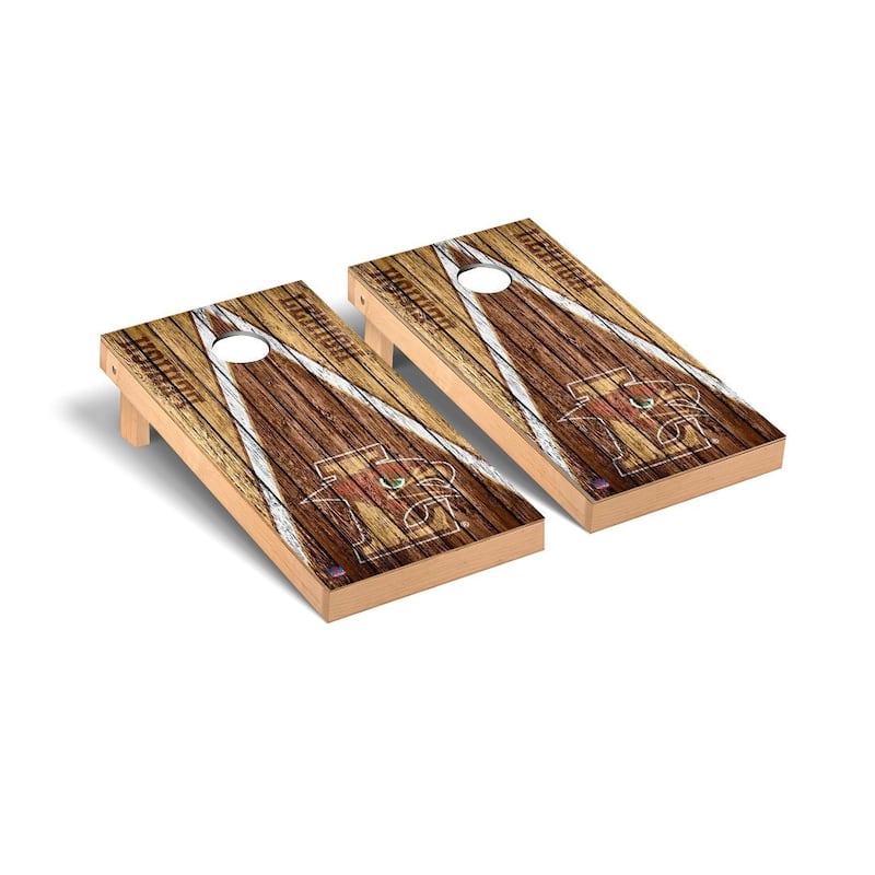 Lehigh Mountain Hawks 2x4 Pro Cornhole Boards - V5 - Include Case & Lights