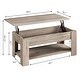 preview thumbnail 27 of 34, Yaheetech 38.6" Lift Top Coffee Table with Shelf for Living Room