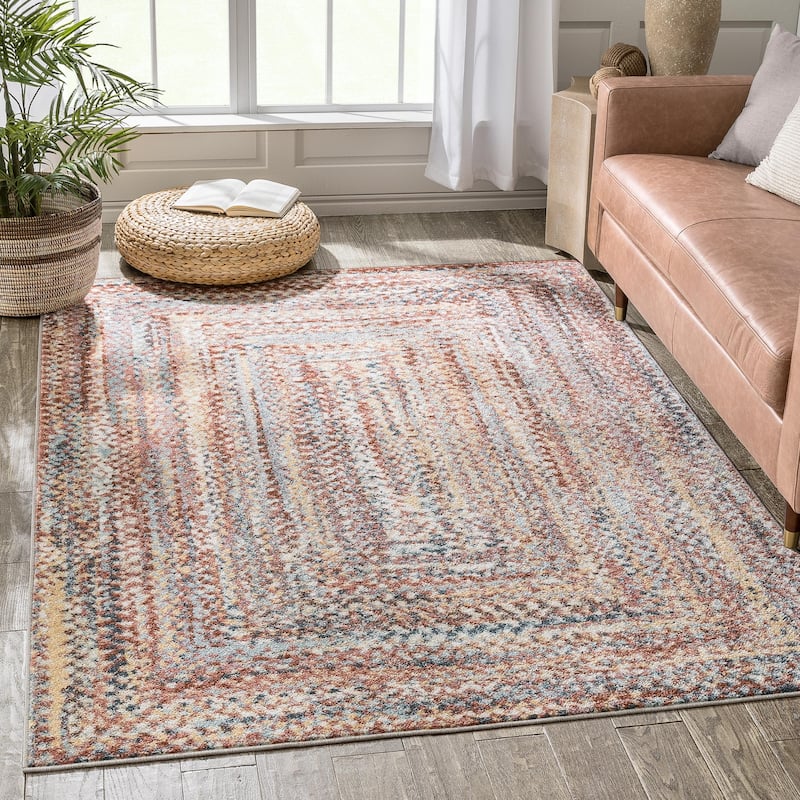 Well Woven Rodeo Chindi Bohemian Vintage Area Rug