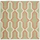 preview thumbnail 34 of 53, SAFAVIEH Handmade Flatweave Dhurries Vikki Modern Moroccan Wool Rug 6' x 6' Square - Green/Rust