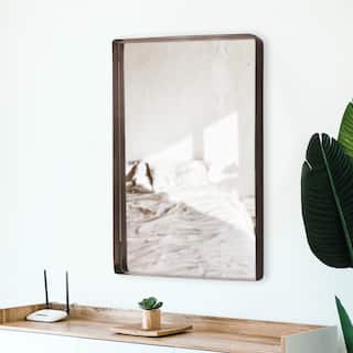 Allan Andrews Steele Brass Wall and Accent Mirror - 30 x 40