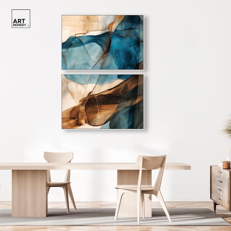Glitch Aesthetic III Canvas Set of 2 by Art Remedy