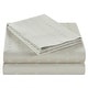 preview thumbnail 42 of 88, Home Sweet Home Dream Striped 1200 TC Egyptian Cotton Deep Pocket Bed Sheet Set Ivory - Full
