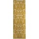 preview thumbnail 9 of 15, FLIGHT OF FANCY YELLOW Area Rug By Becky Bailey 2'6" x 8' Runner