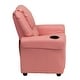 preview thumbnail 187 of 189, Contemporary Kids Recliner with Cup Holder and Headrest - 24"W x 21.5" - 36.5"D x 27"H