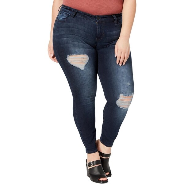 celebrity pink distressed jeans