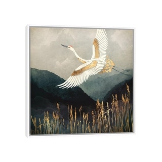 iCanvas "Elegant Flight" by SpaceFrog Designs Framed Canvas Print