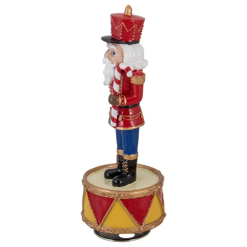 Revolving Musical Christmas Nutcracker Figure - 8.25"