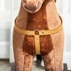 preview thumbnail 5 of 9, Kids Metal Plush Ride-On Rocking Horse Chair Toy With Realistic Sounds - Dark Brown/White
