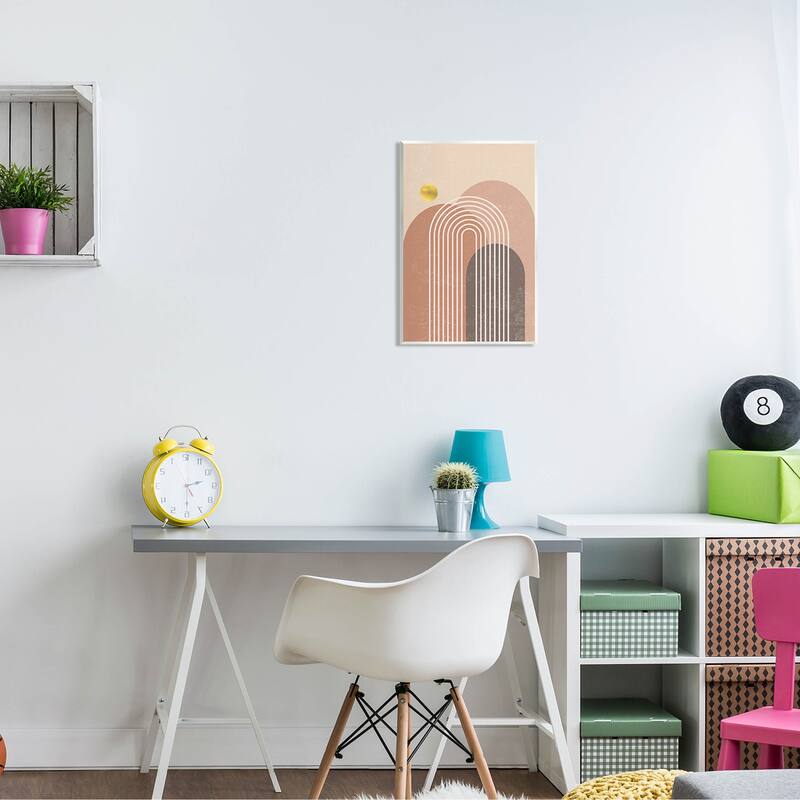 Stupell Geometric Abstract Arch Shapes Wall Plaque Art, Design by Caroline Alfreds