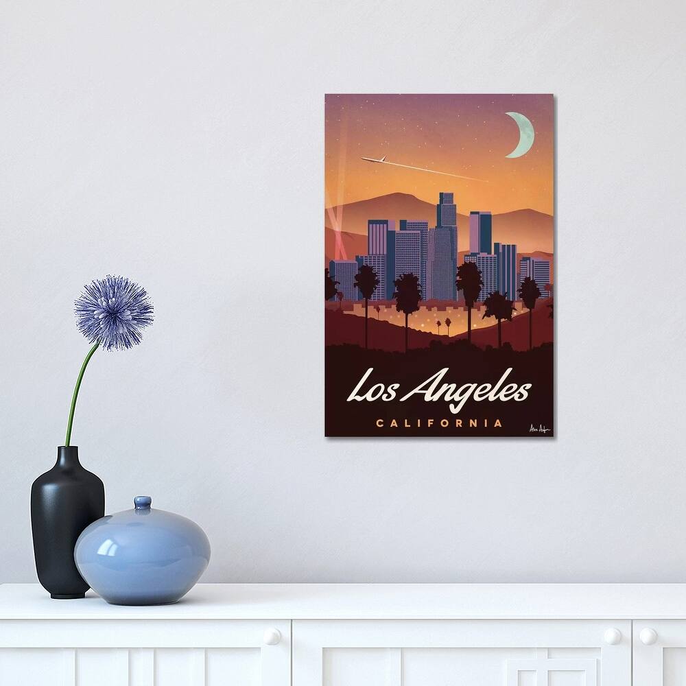 iCanvas "Los Angeles" by IdeaStorm Studios Canvas Print