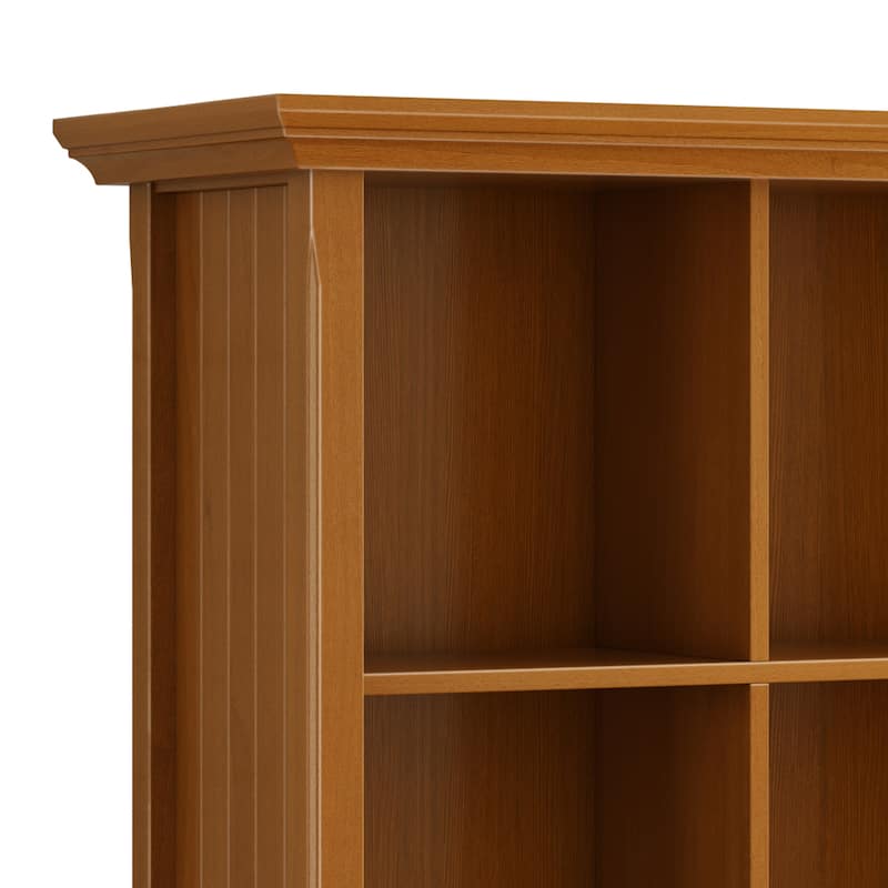 WYNDENHALL Normandy SOLID WOOD 48x44 inch Transitional 9 Cube Bookcase and Storage Unit - 44 Inches wide