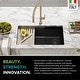 preview thumbnail 5 of 122, KRAUS Bellucci Workstation Undermount Granite Composite Kitchen Sink