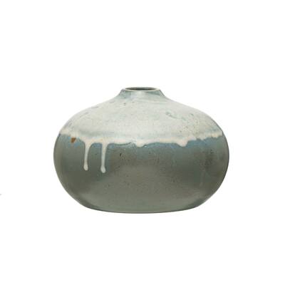 Stoneware 2-Tone Vase