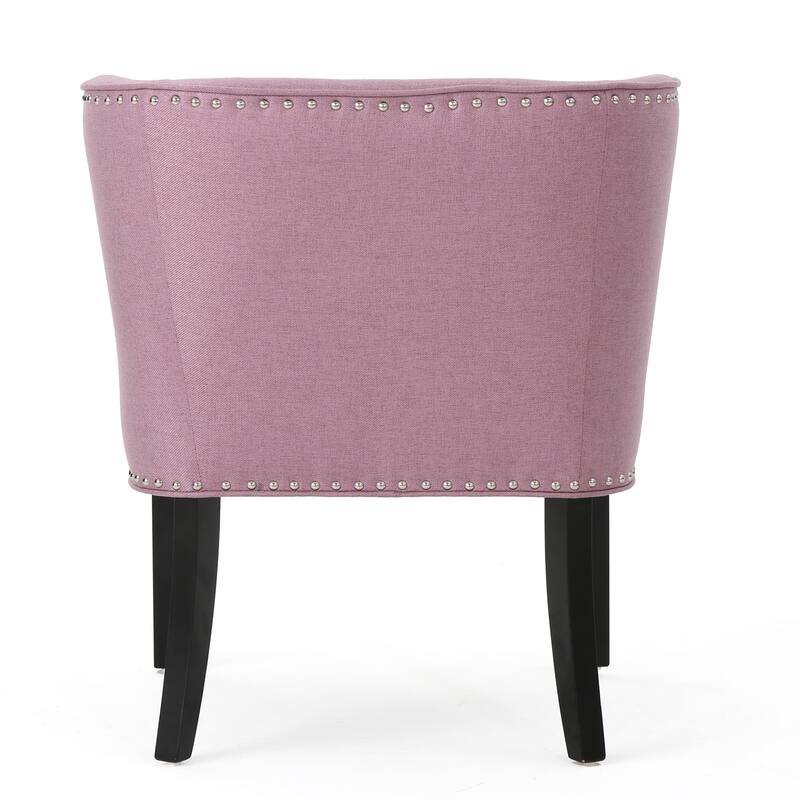 Lavender PUrple 28" Accent Chair with Waffle Stitching