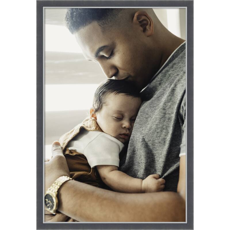 Eva Black Silver Thin Framed Picture Frame, Photo Frame - 20x30