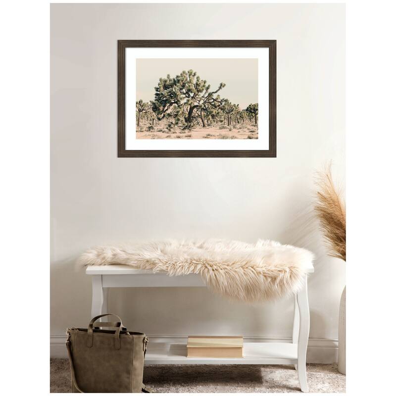 Kate and Laurel Joshua Tree No. 1 by Alicia Bock Framed Wall Art Print