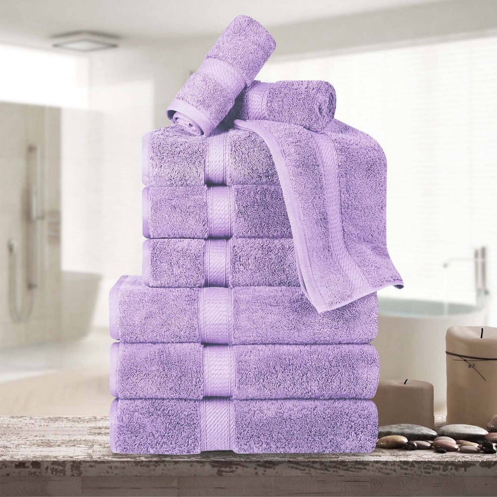 Lilac towels bath accessories 2025