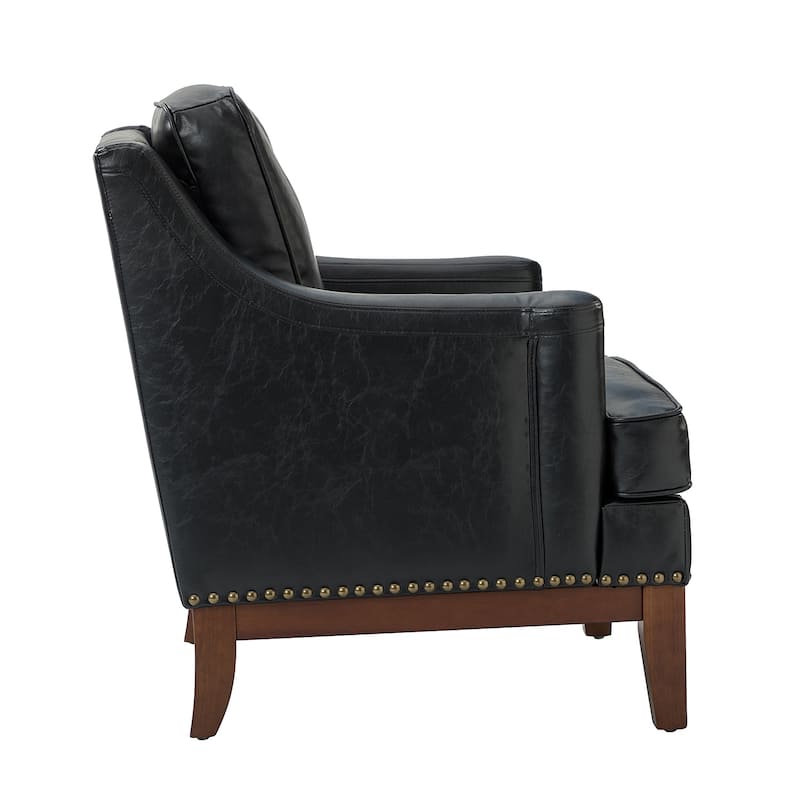 Etienne Comfy Living Room Armchair with Apron Design by HULALA HOME