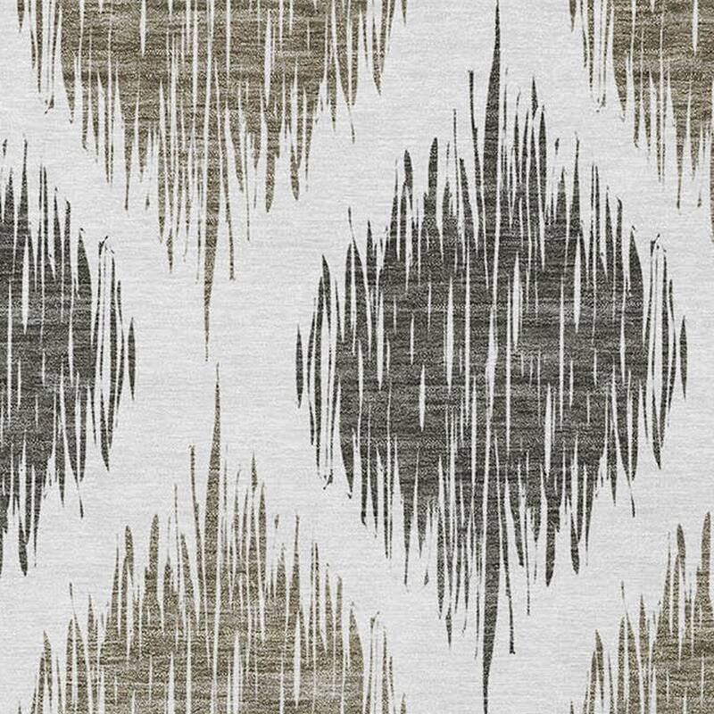HomeRoots Ikat Transitional Rectangle Outdoor Rug