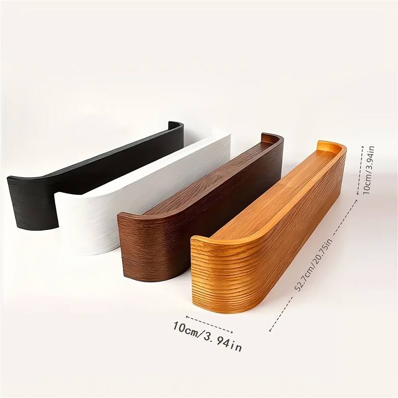 Solid Wood Wall-Mounted Coat Rack with Hooks