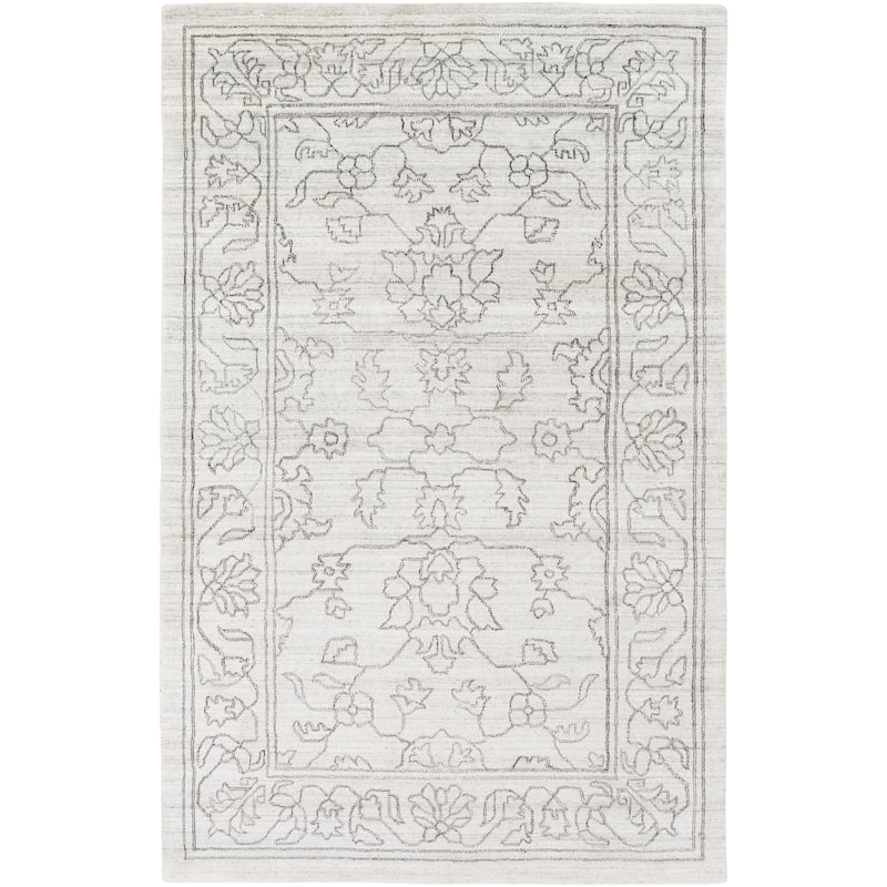 Surya Dove Hand-loomed Viscose Area Rug