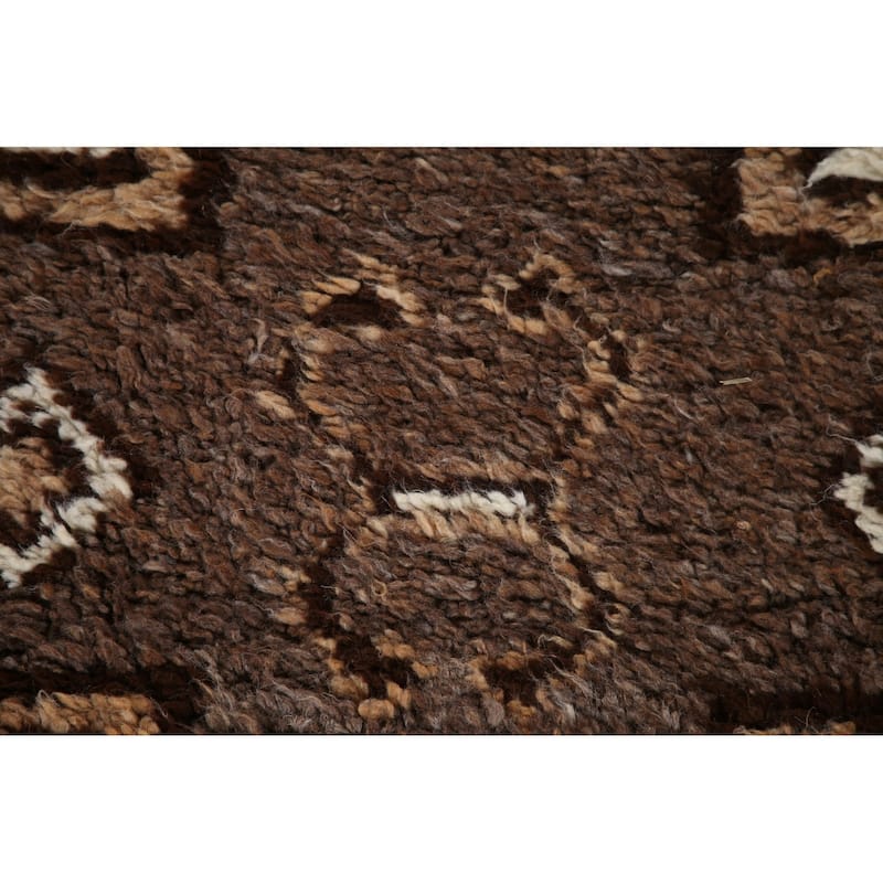 Anatolian Oriental Runner Rug Hand-knotted Natural Dye Wool Carpet - 3'7"x 11'2"