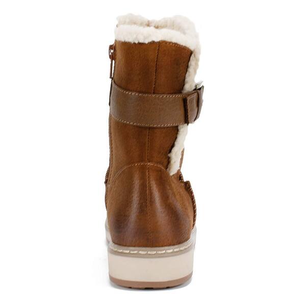 Shop White Mountain Womens Taite Fabric Closed Toe Mid Calf Cold